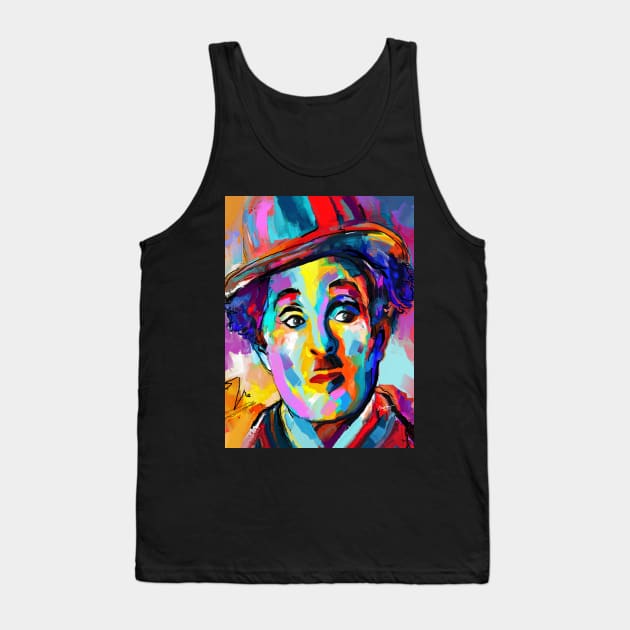 Charlie Chaplin Tank Top by mailsoncello